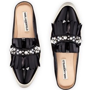 New Karl Lagerfeld ALYSSA SLIP ON SNEAKERS/MULES